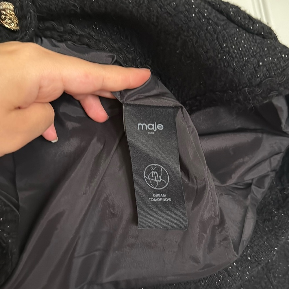 Maje Tweed Jacket - Picture 4 of 5